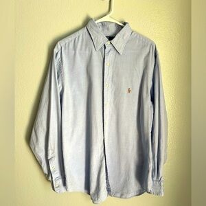 Polo Ralph Lauren Lowell Light Blue Men's Shirt Size 16.5-35